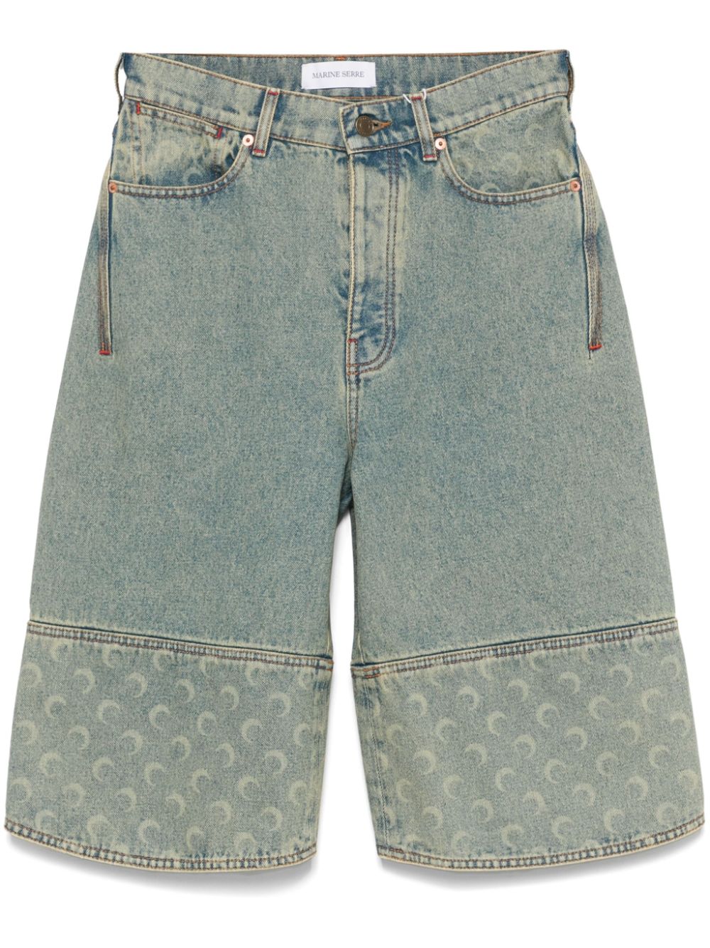 MARINE SERRE Denim Shorts