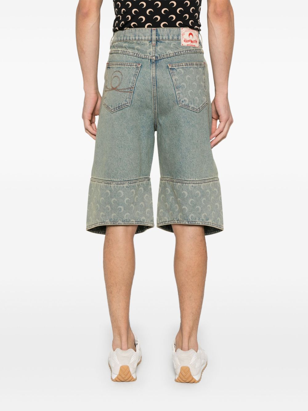 MARINE SERRE Denim Shorts