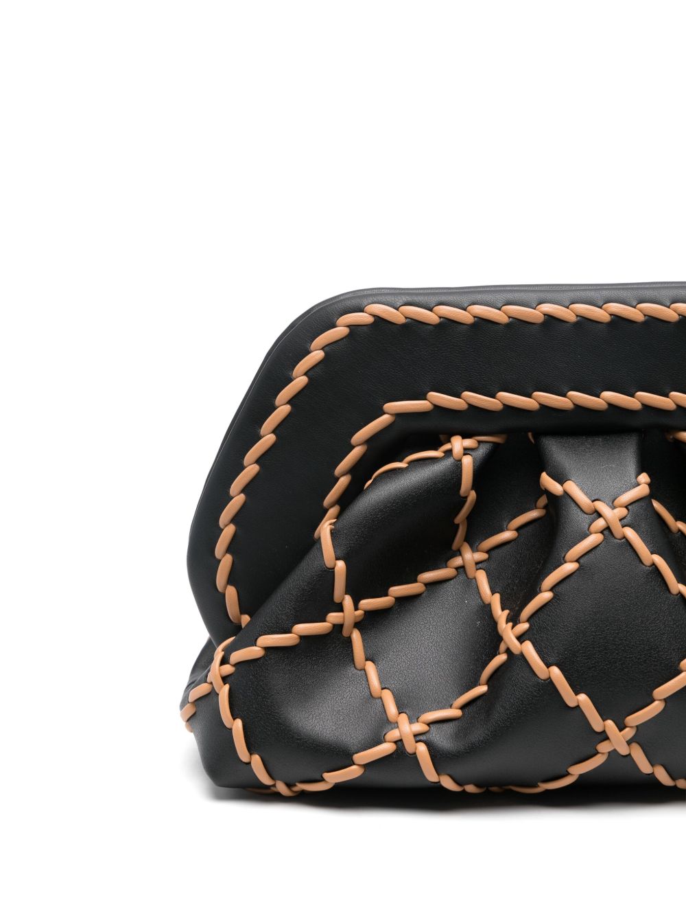 THEMOIRE' Tia Clutch Bag In Black