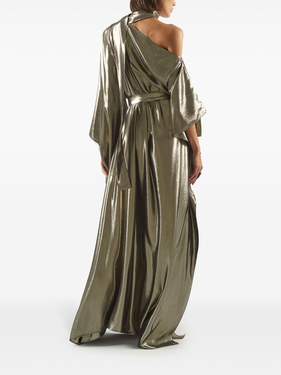 TALLER MARMO PRE Taylor Seventies Maxi Dress In Golden