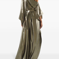 TALLER MARMO PRE Taylor Seventies Maxi Dress In Golden