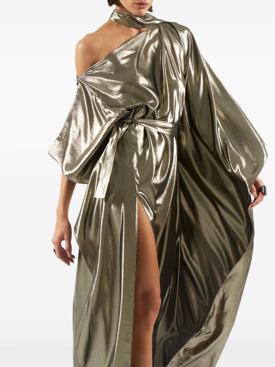 TALLER MARMO PRE Taylor Seventies Maxi Dress In Golden