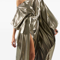 TALLER MARMO PRE Taylor Seventies Maxi Dress In Golden