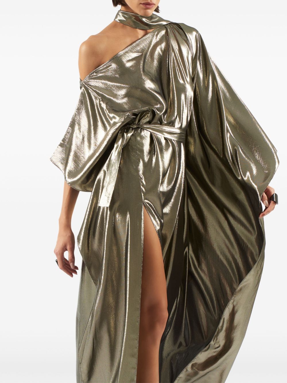 TALLER MARMO PRE Taylor Seventies Maxi Dress In Golden