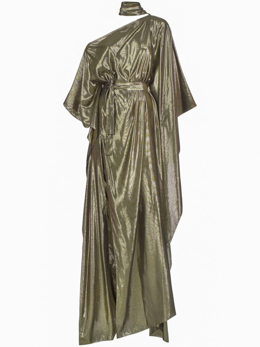 TALLER MARMO PRE Taylor Seventies Maxi Dress In Golden