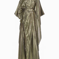 TALLER MARMO PRE Taylor Seventies Maxi Dress In Golden