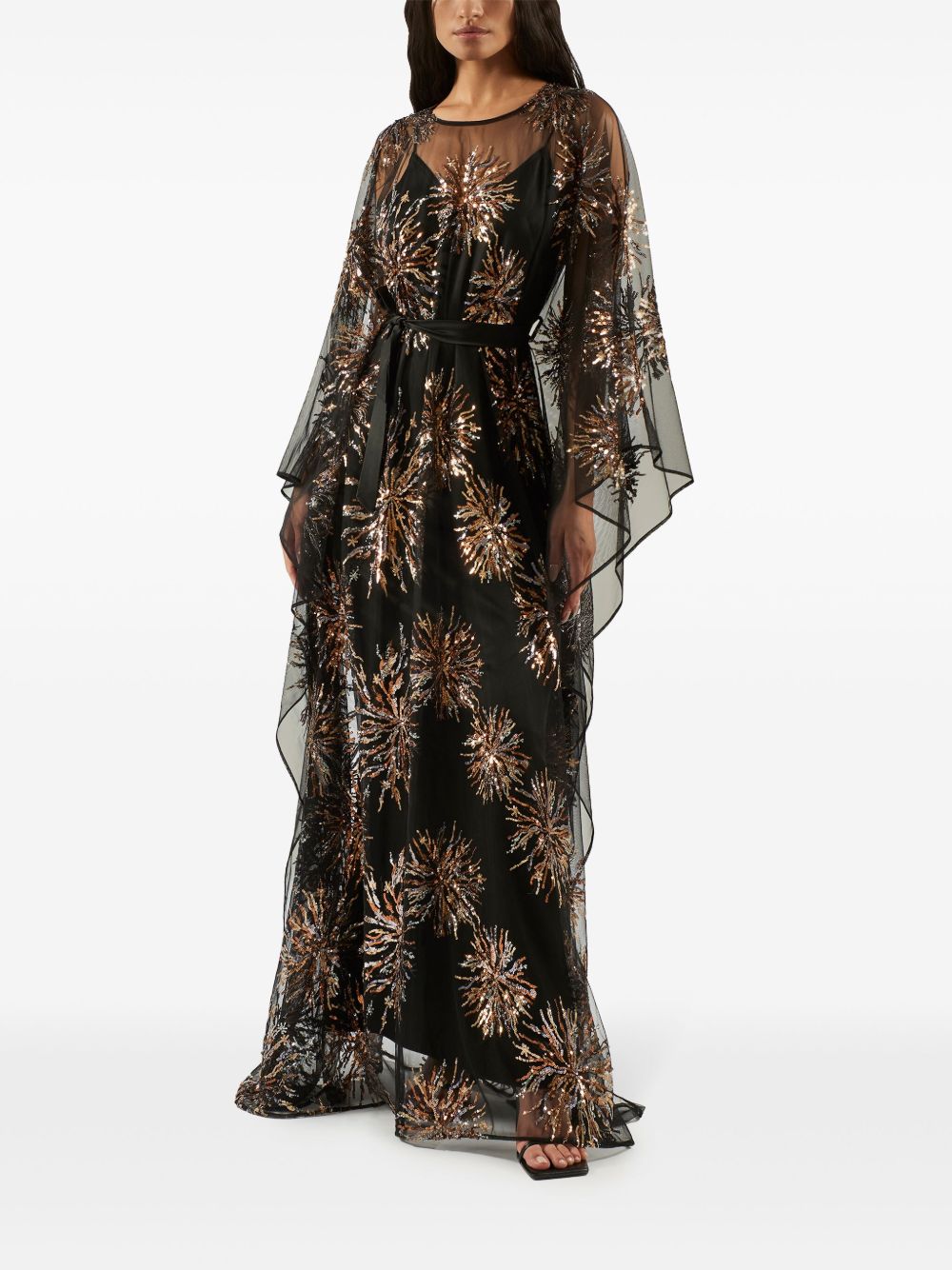 TALLER MARMO PRE Gran Soliel Kaftan In Black
