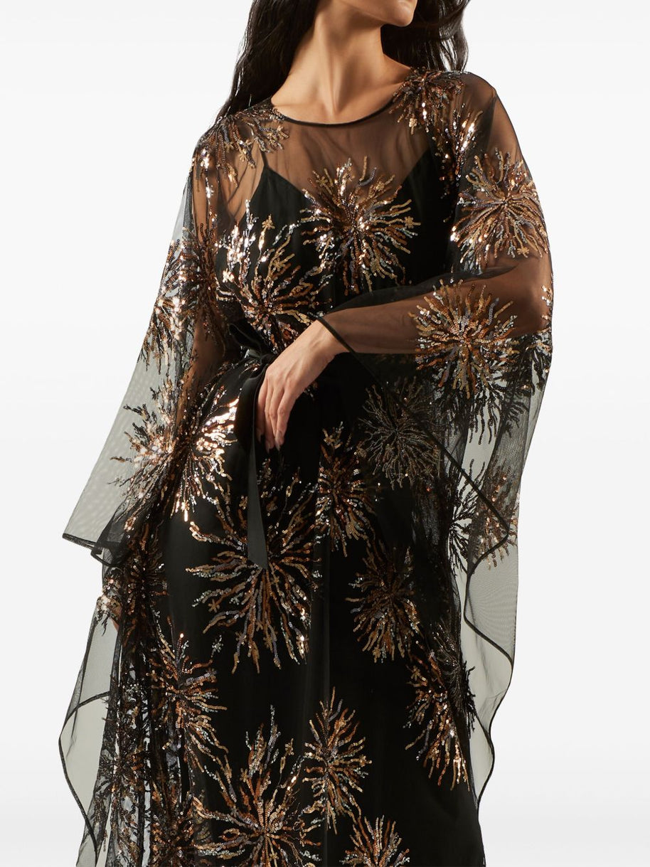 TALLER MARMO PRE Gran Soliel Kaftan In Black