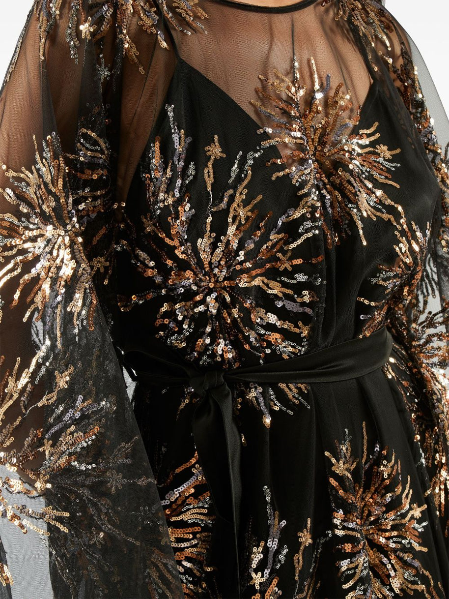 TALLER MARMO PRE Gran Soliel Kaftan In Black