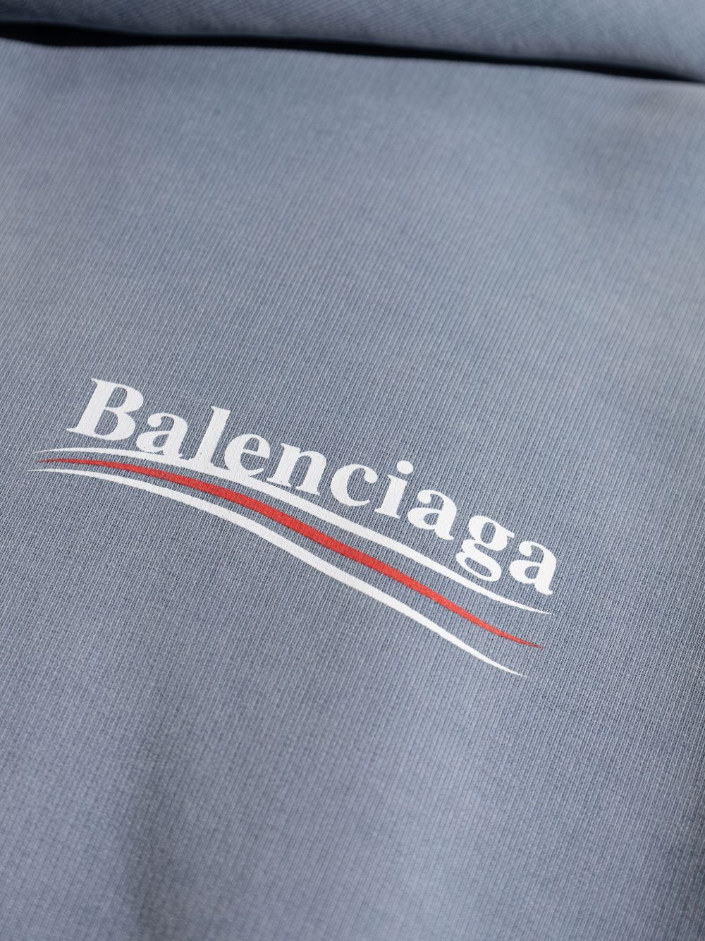 Balenciaga  Political Campaign Hoodie Sweaters Blue