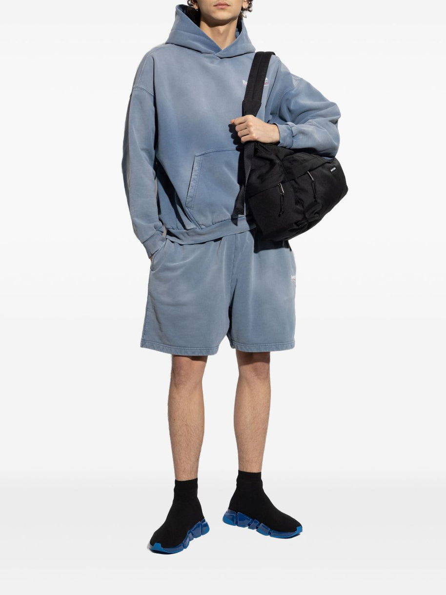 Balenciaga  Political Campaign Hoodie Sweaters Blue