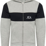 Balenciaga Logo Cotton Zipped Hoodie - Grey