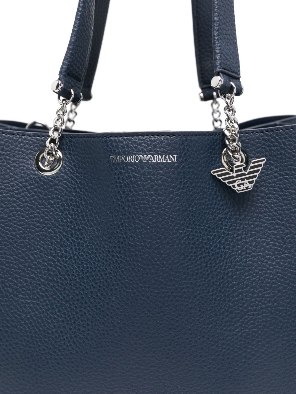 Emporio Armani Faux Leather Shopper Bag