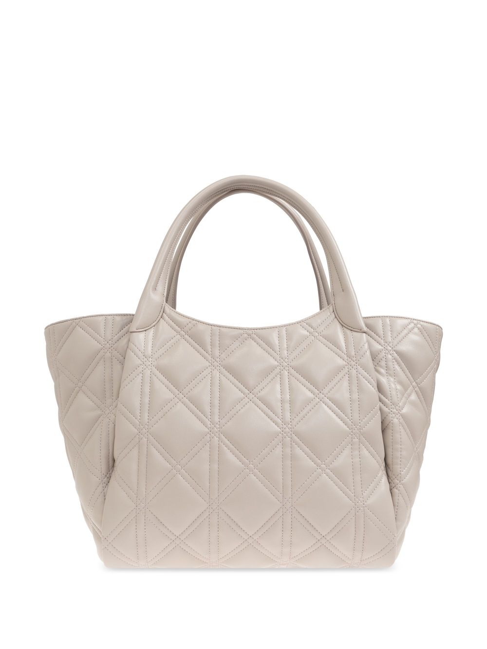 Emporio Armani Faux Leather Quilted Shopper Bag