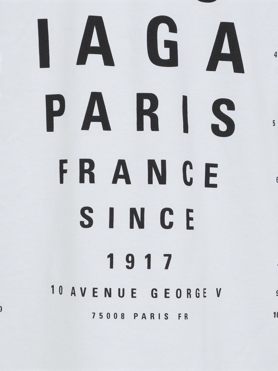 Balenciaga Optical Cotton T-shirt - White