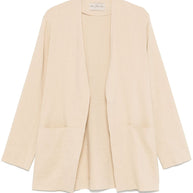 Cortana Open Front Jacket In Beige