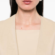 Cortana Open Front Jacket In Beige