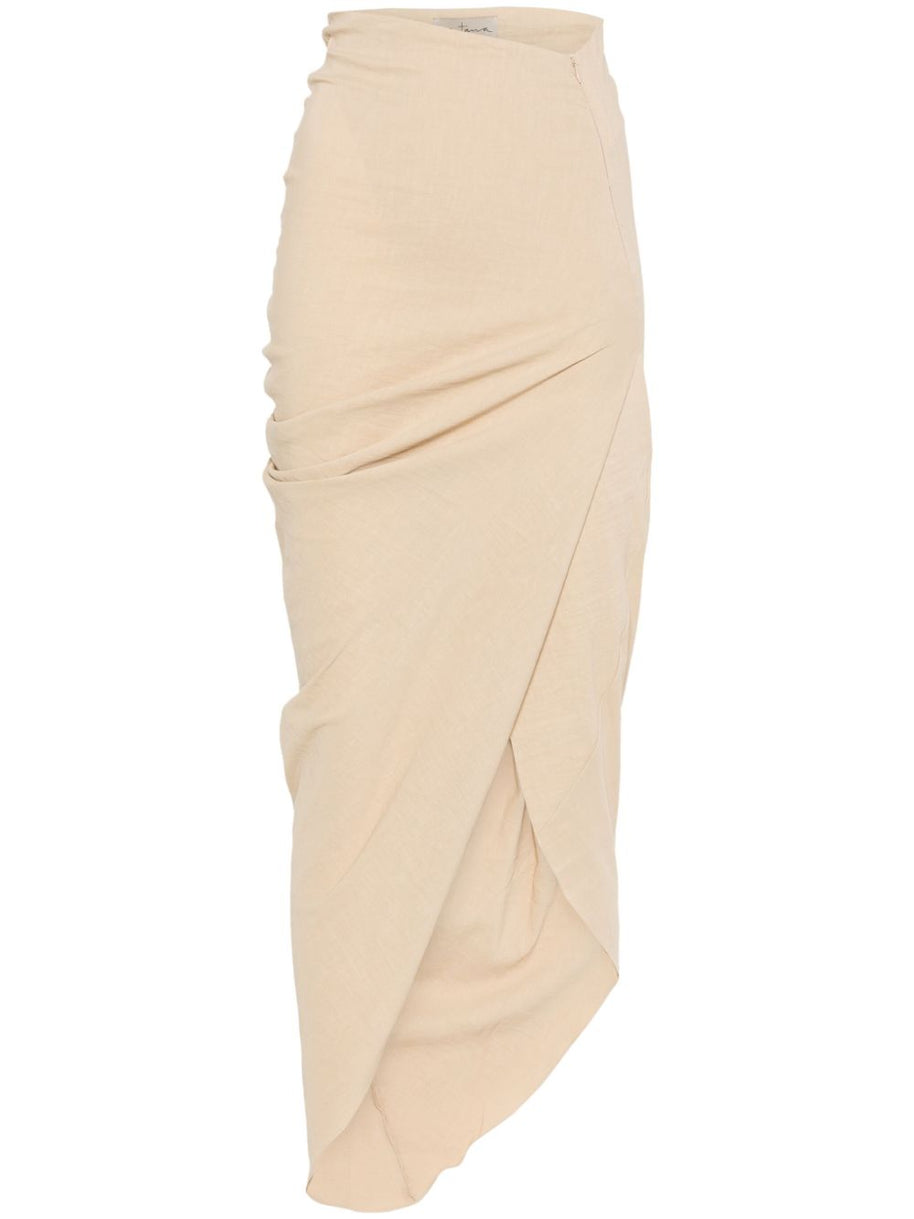 Cortana Mite Long Skirt Beige