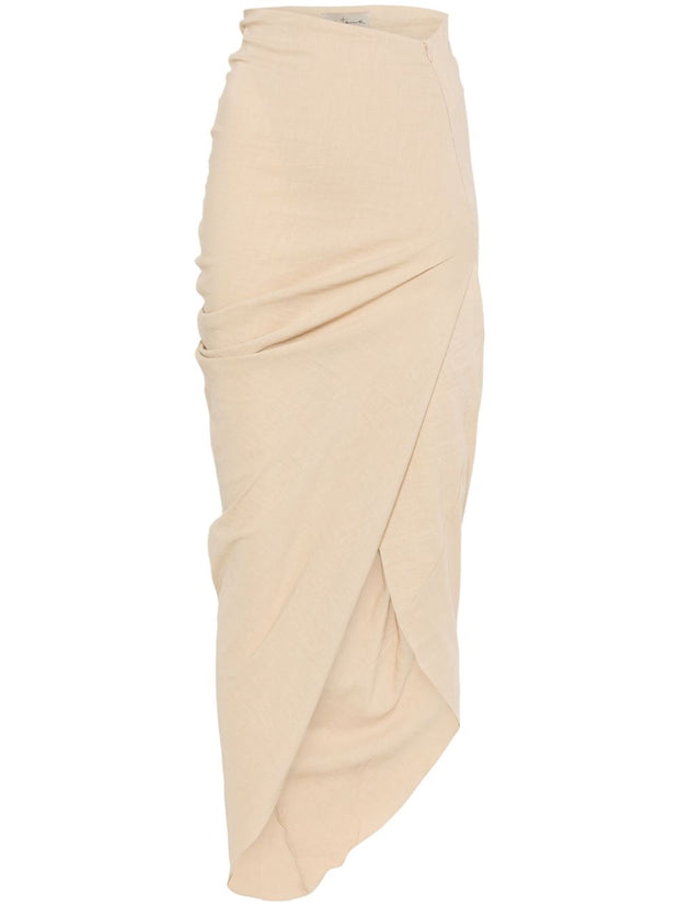 Cortana Mite Long Skirt Beige