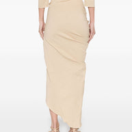 Cortana Mite Long Skirt Beige