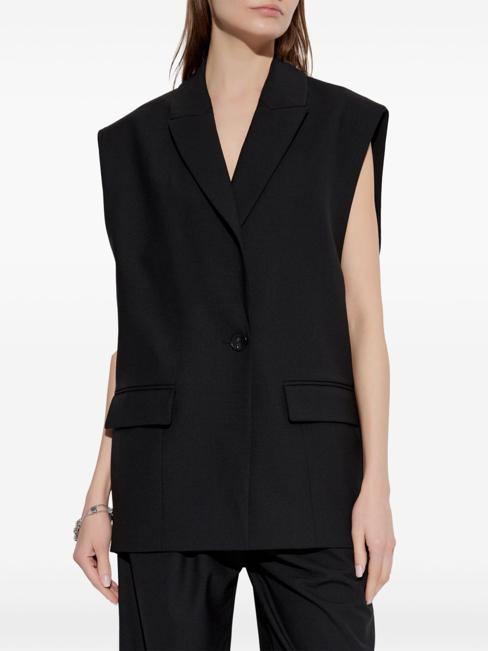 Iro Cynesa Sleeveless Blazer In Black