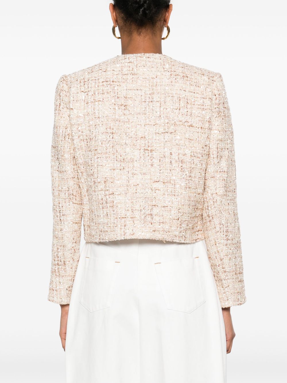 Iro Odete Tweed Jacket In Beige