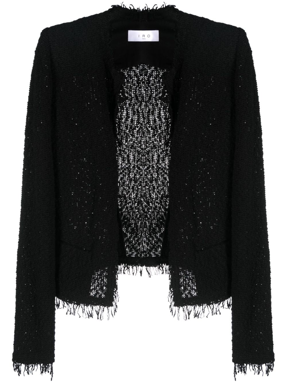 Iro Shavani Cotton Jacket In Black