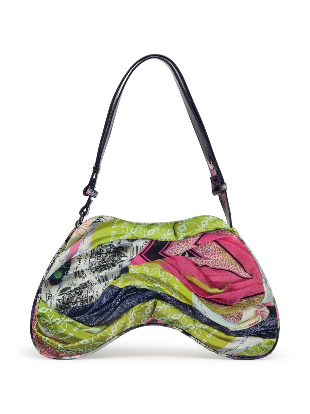 Diesel Play Glossy Shoulder Bag In MultiColour