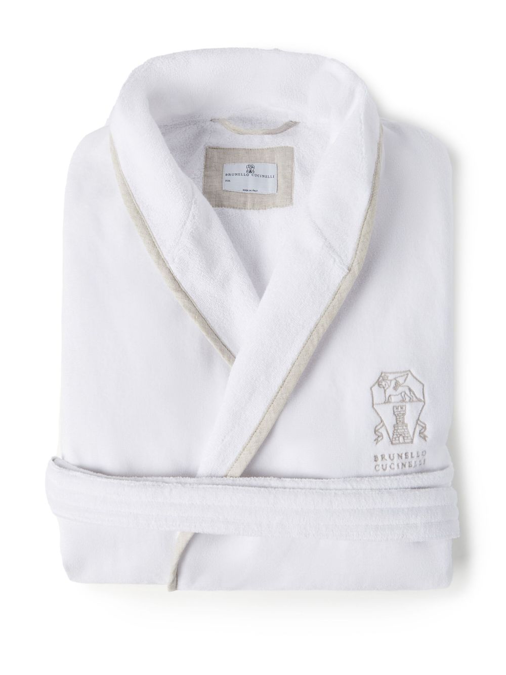 Brunello Cucinelli Cotton Bathrobe - White