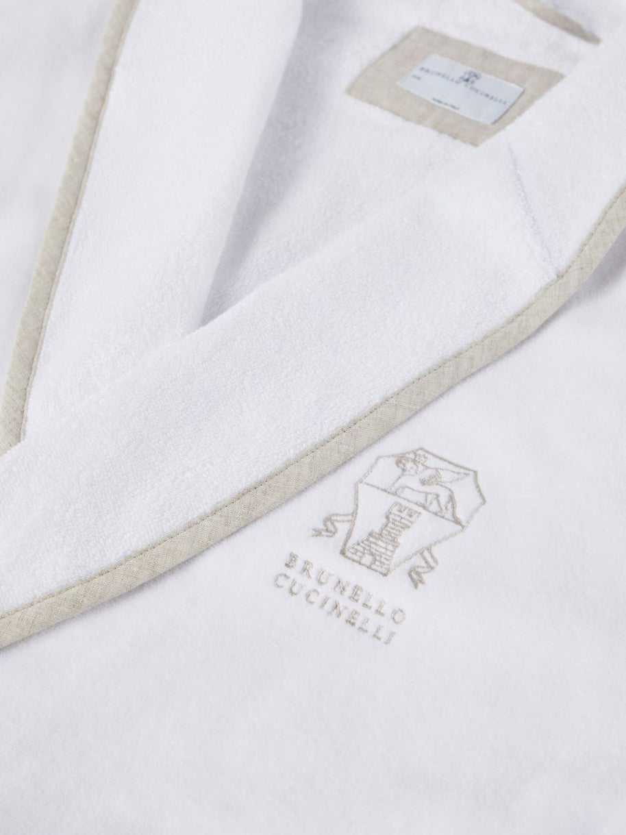 Brunello Cucinelli Cotton Bathrobe - White