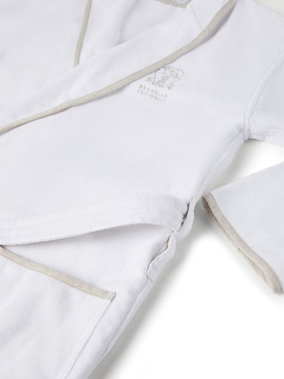 Brunello Cucinelli Cotton Bathrobe - White