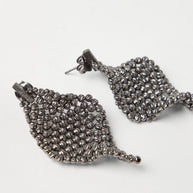Brunello Cucinelli Sculptured Silver Earrings