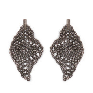Brunello Cucinelli Sculptured Silver Earrings