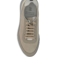 Brunello Cucinelli Leather Sneakers - Beige