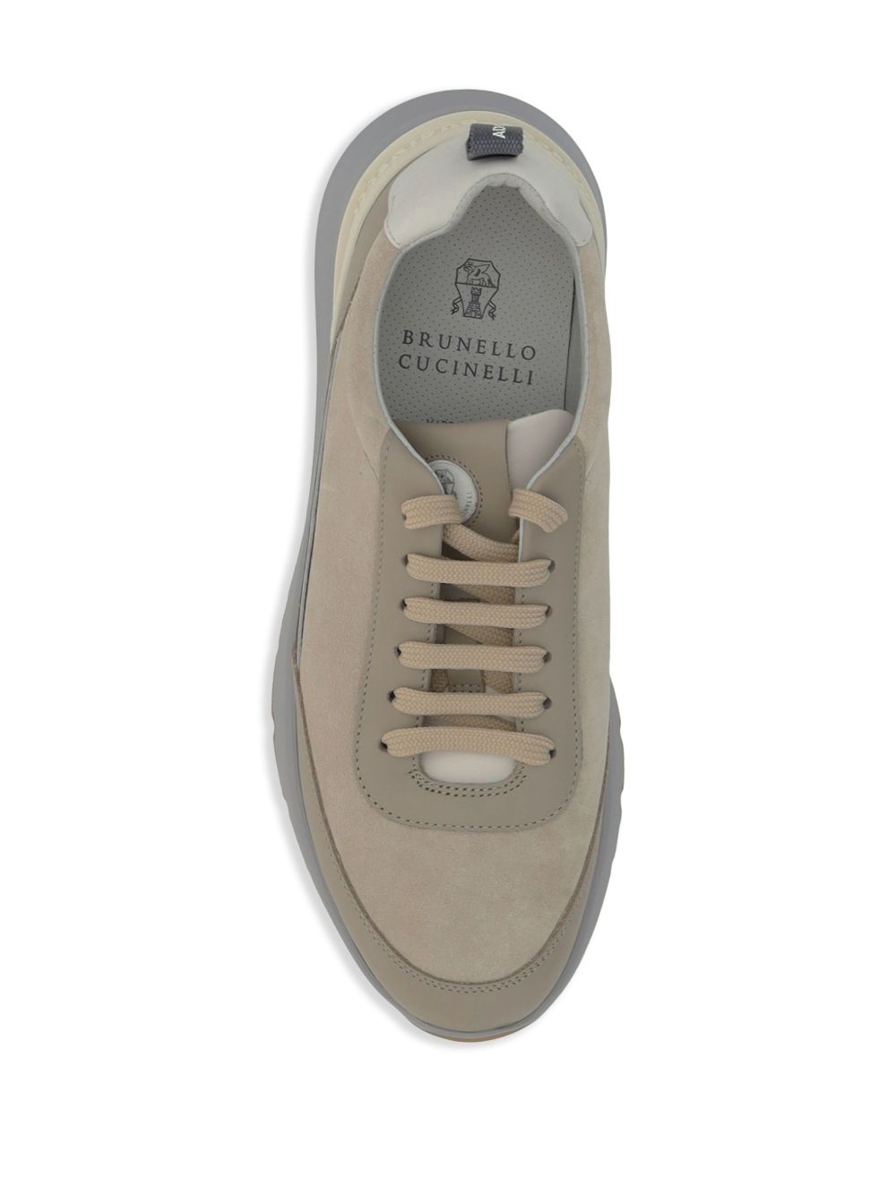 Brunello Cucinelli Leather Sneakers - Beige