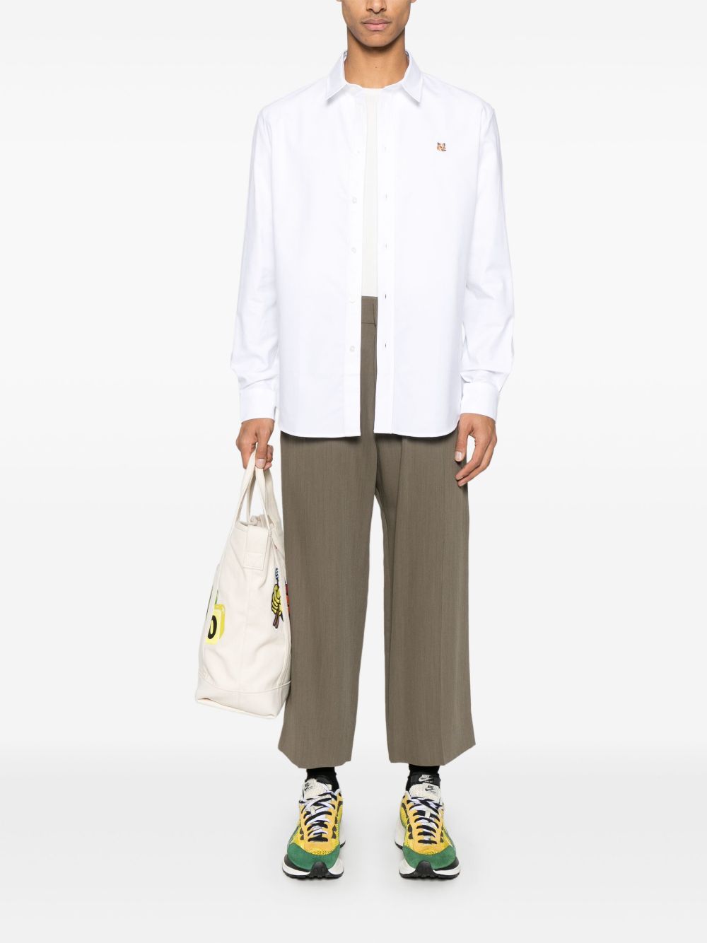 Maison Kitsuné Maison Kitsune Classic Shirt Wth Fox Head Logo
