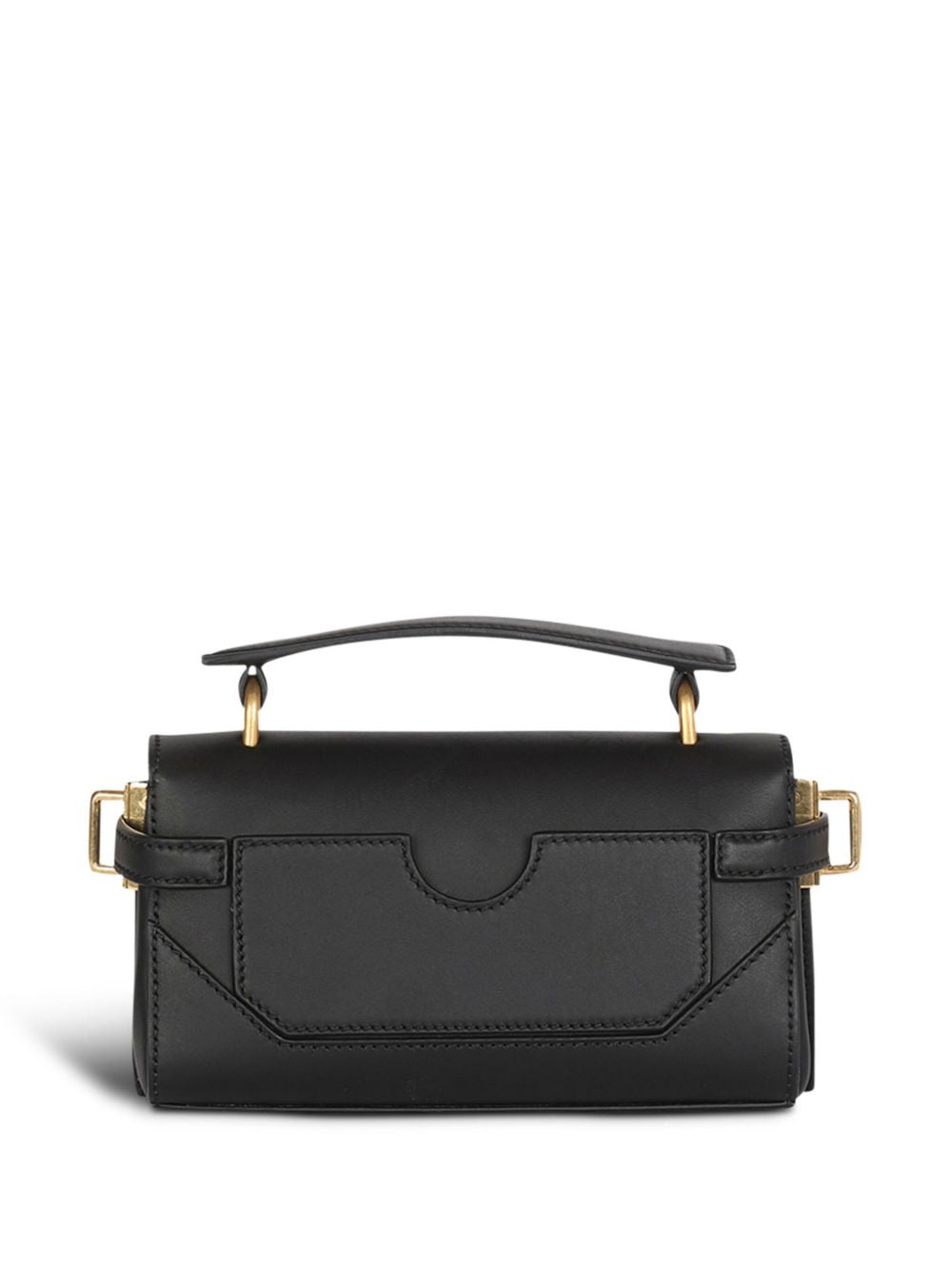 Balmain B-buzz 19 Shoulder Bag In Black