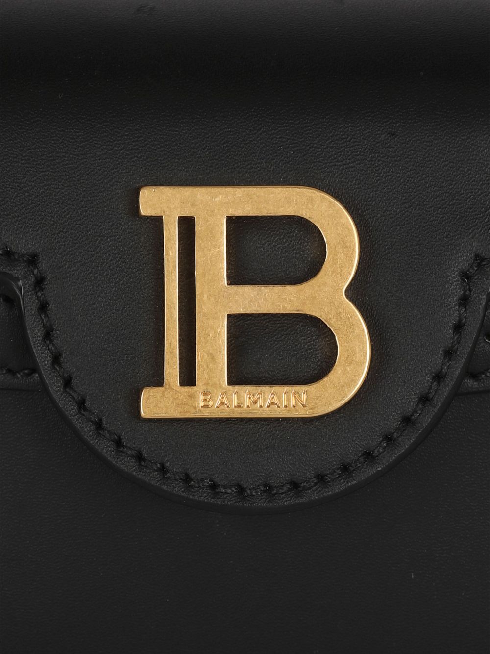 Balmain B-buzz 19 Shoulder Bag In Black