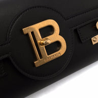 Balmain B-Buzz Clutch 23 With Chain Strap In Black
