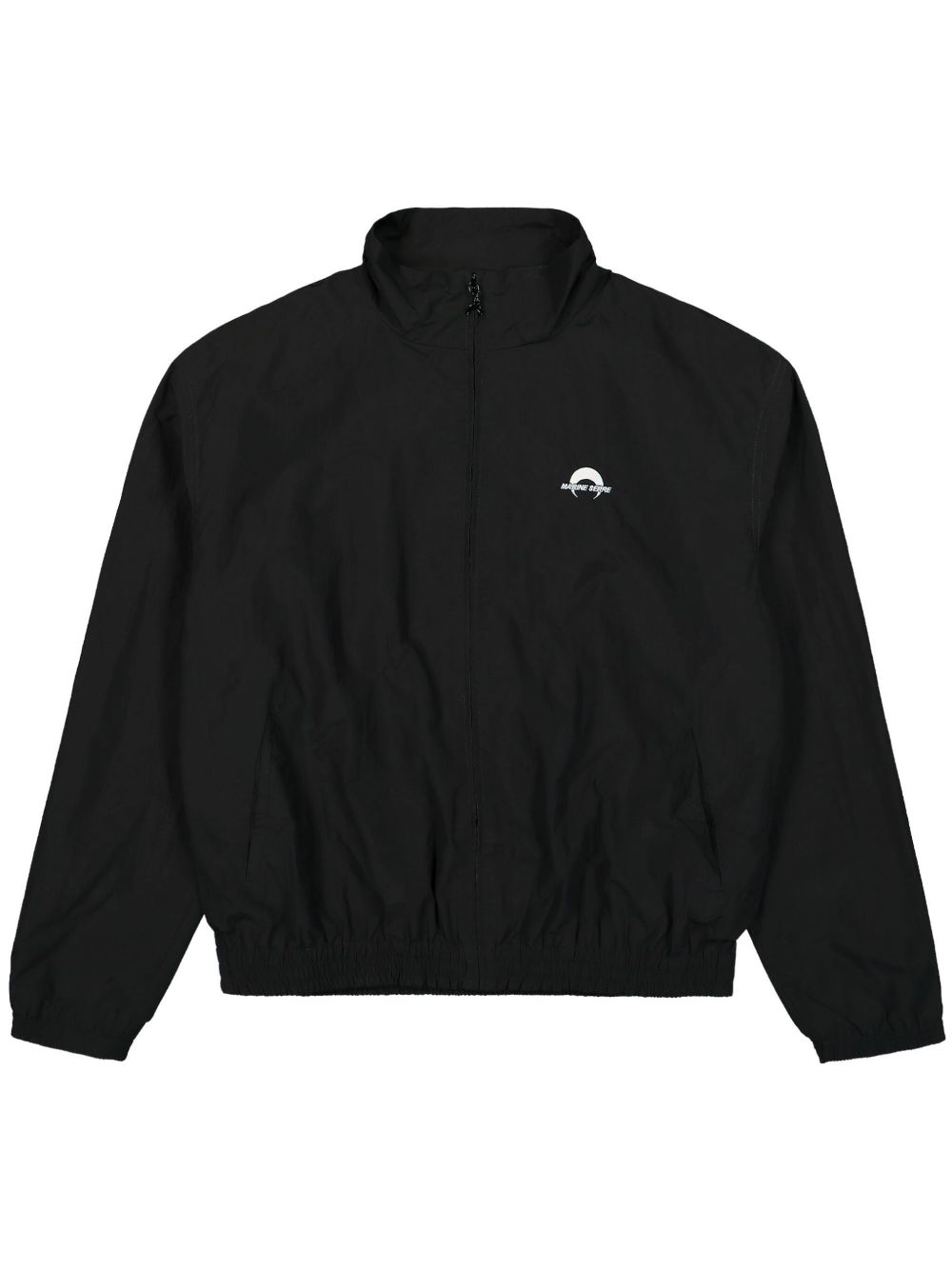 MARINE SERRE Moon Nylon Track Jacket In Black