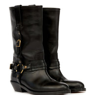 Isabel Marant Heiko Leather Boots - Black