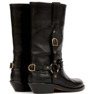Isabel Marant Heiko Leather Boots - Black