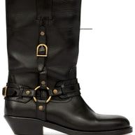 Isabel Marant Heiko Leather Boots - Black