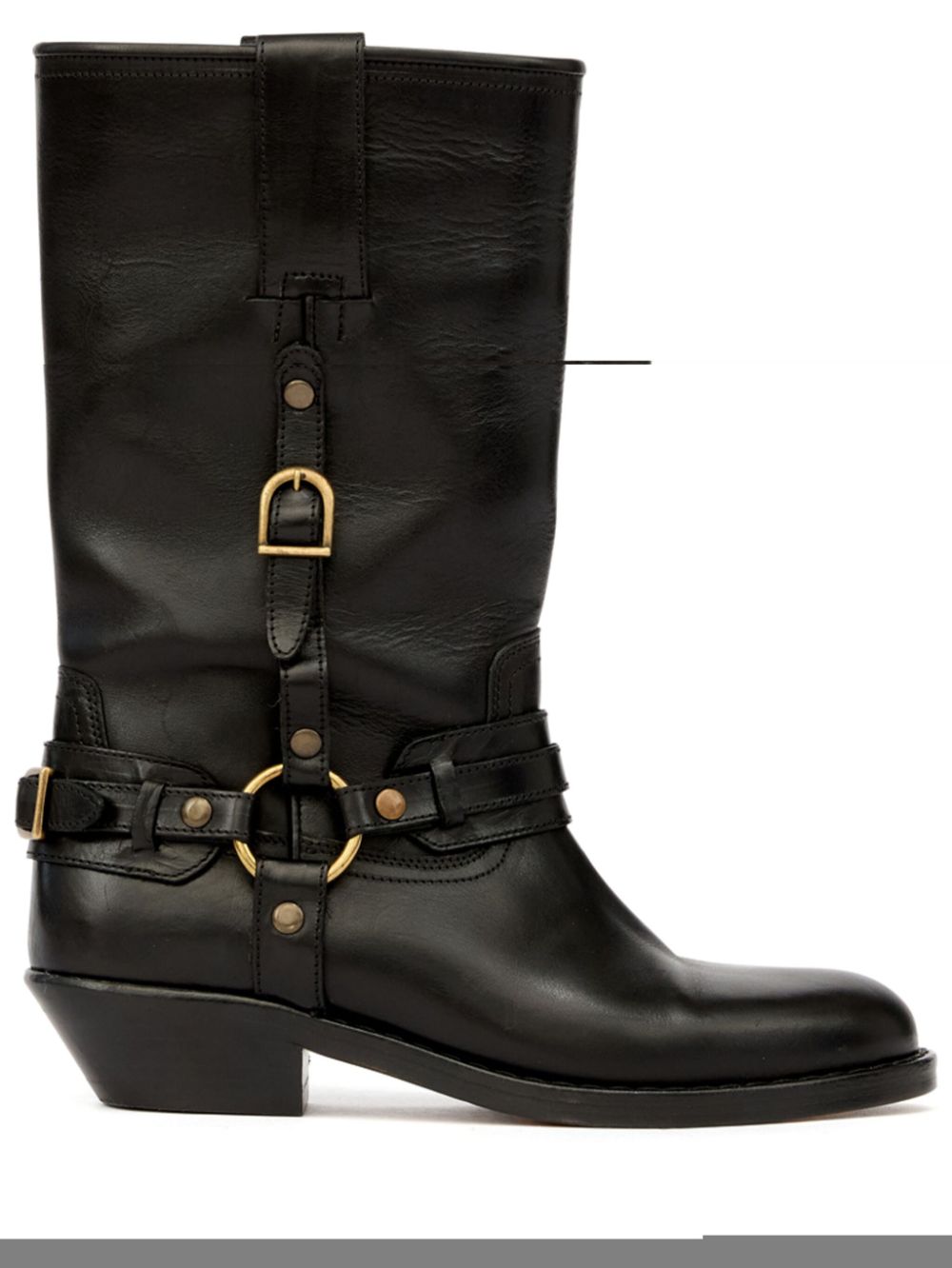 Isabel Marant Heiko Leather Boots - Black