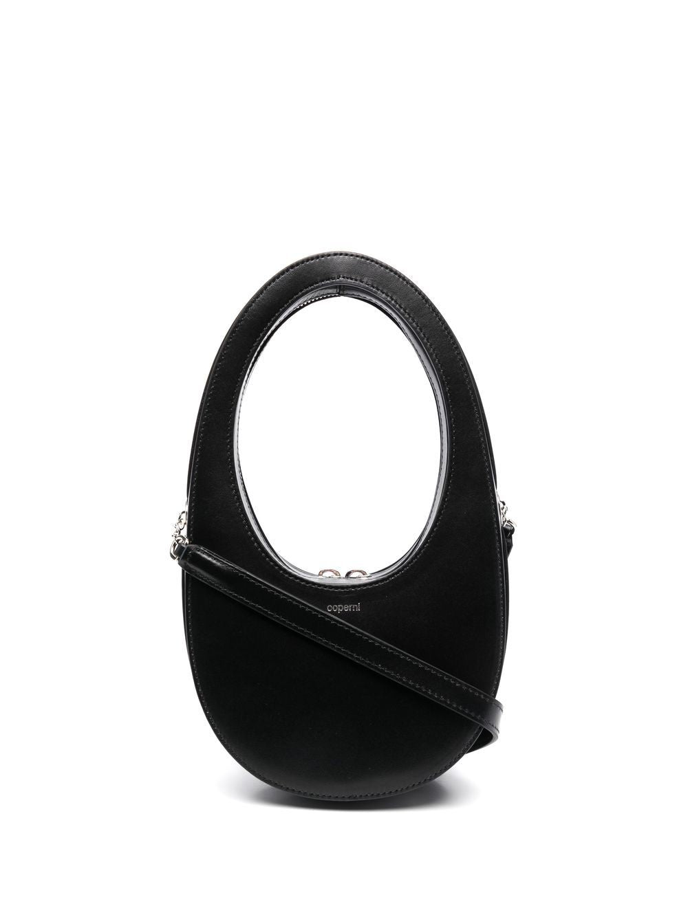 Coperni Swipe Handbag With Shoulder Strap In Black