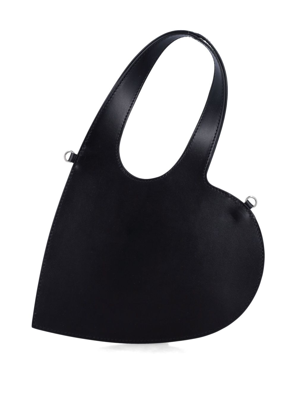 Coperni Heart Tote Bag With Shoulder Strap In Black