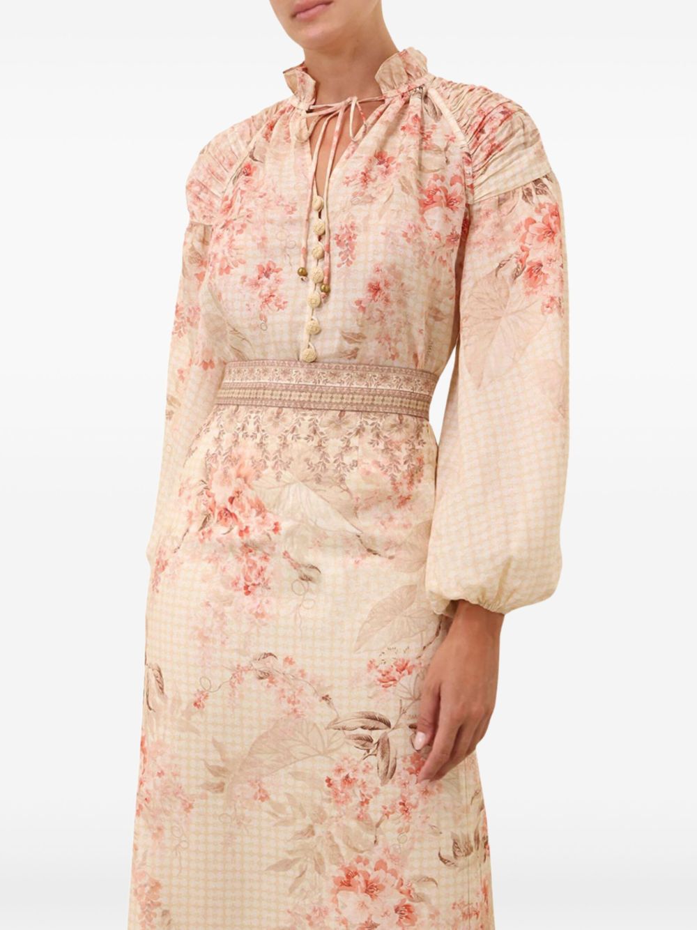 Zimmermann Floral Print Billow Blouse