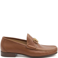 Valentino Garavani VLogo Signature Leather Loafers - Leather Brown