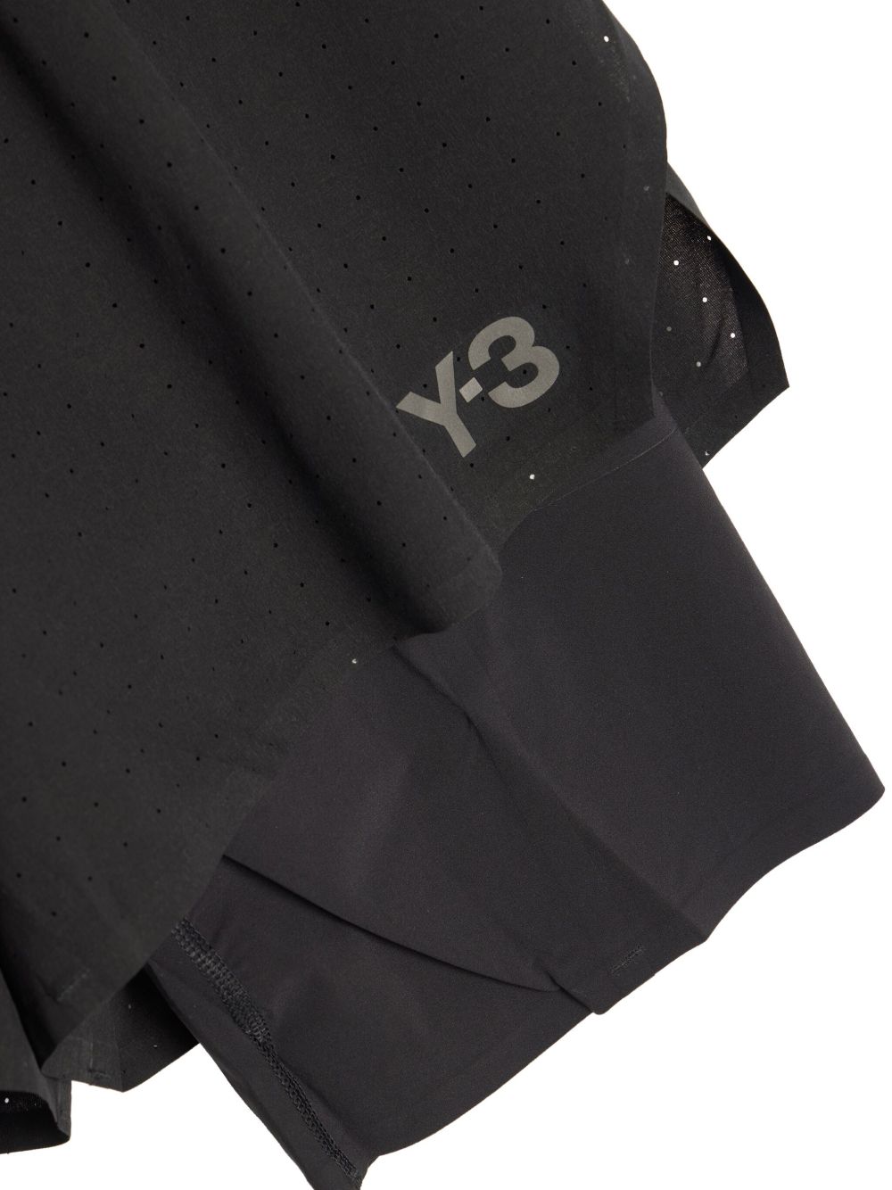 Y-3 Shorts Layered Shorts In Black