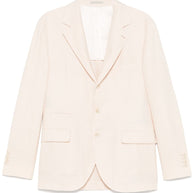 Brunello Cucinelli Wool Single Breasted Blazer